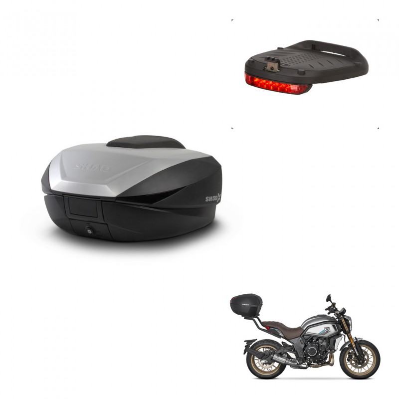 SHAD Trunk SH59 + mounting bracket brake light 59L KIT-443944