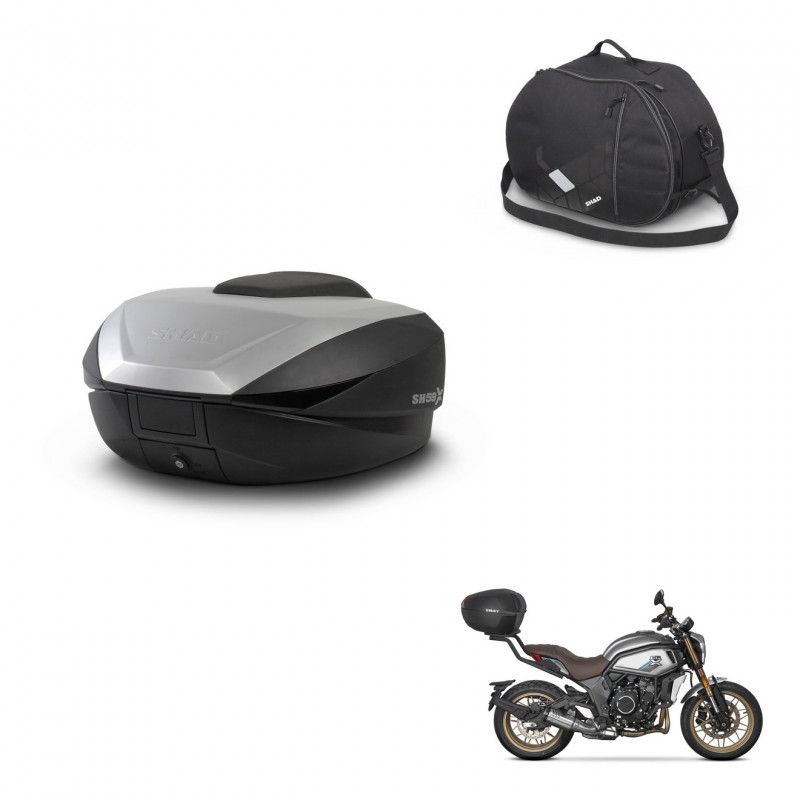 SHAD SH59 trunk + mounting bracket internal bag 59L KIT-443945