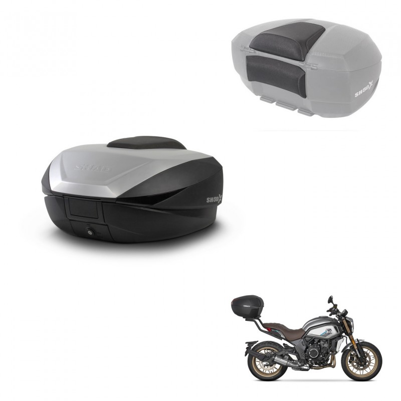 SHAD Baul SH59 + soporte montaje respaldo 59L KIT-443947