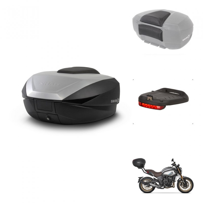 SHAD SH59 trunk + mounting bracket accessories 59L KIT-443948
