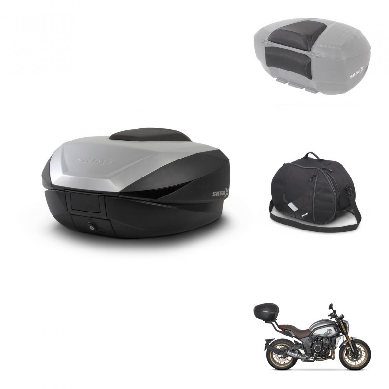 SHAD SH59 trunk + mounting bracket accessories 59L KIT-443949