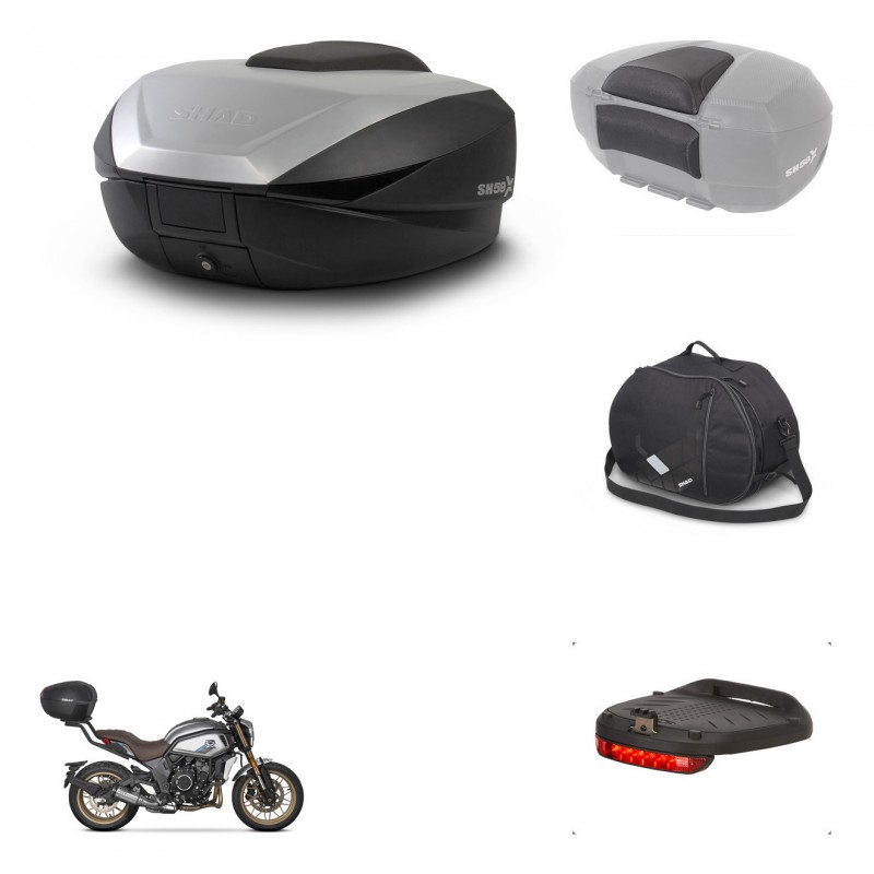SHAD SH59 trunk + mounting bracket accessories 59L KIT-443950