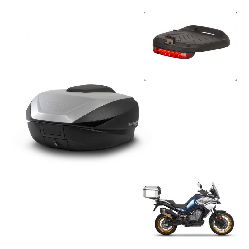 SHAD Trunk SH59 + mounting bracket brake light 59L KIT-443952