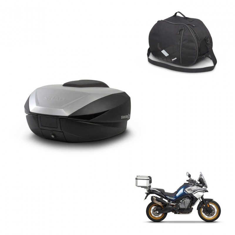 SHAD SH59 trunk + mounting bracket internal bag 59L KIT-443953