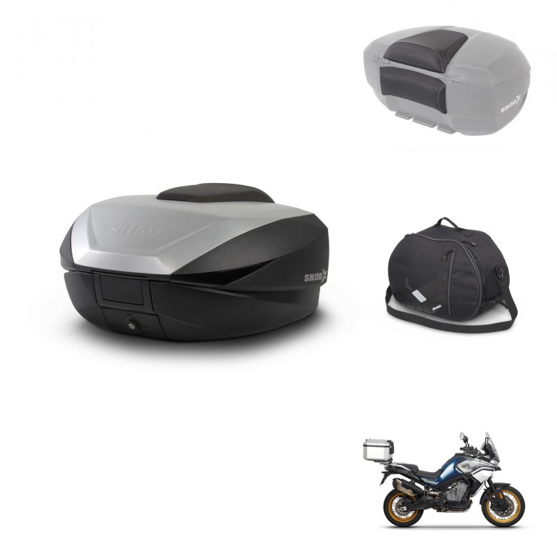 SHAD SH59 trunk + mounting bracket accessories 59L KIT-443957