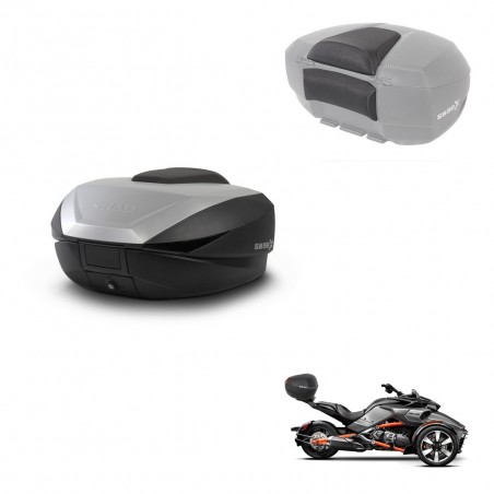 SHAD Baul SH59 + soporte montaje respaldo 59L KIT-443963