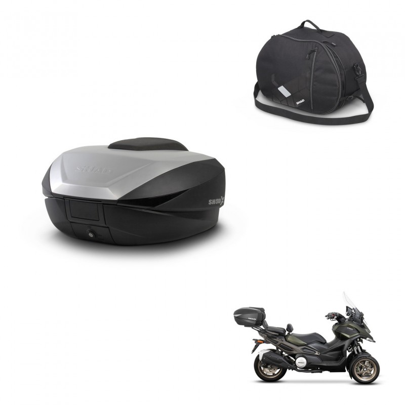 SHAD SH59 trunk + mounting bracket internal bag 59L KIT-443969