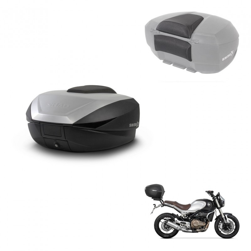 SHAD Trunk SH59 + mounting bracket backrest 59L KIT-443987