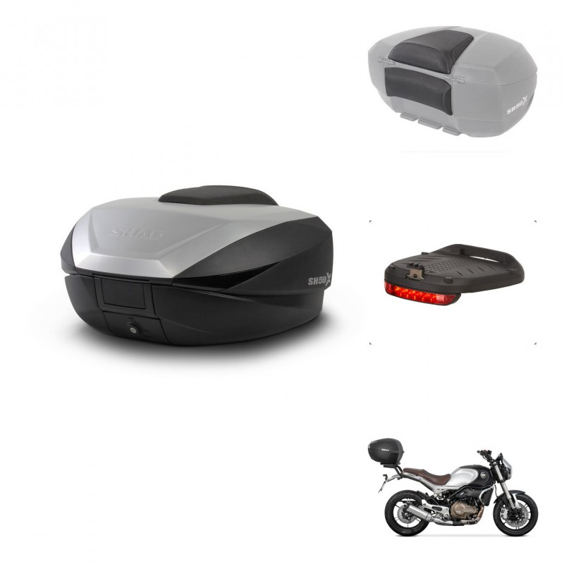 SHAD SH59 trunk + mounting bracket accessories 59L KIT-443988