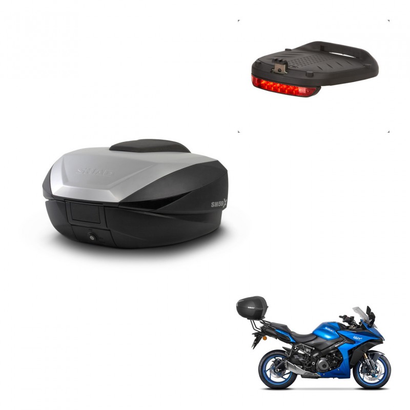 SHAD Trunk SH59 + mounting bracket brake light 59L KIT-443992