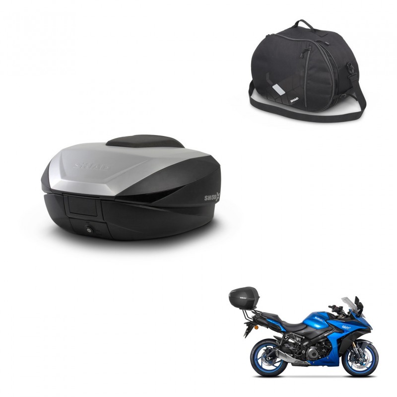 SHAD SH59 trunk + mounting bracket internal bag 59L KIT-443993