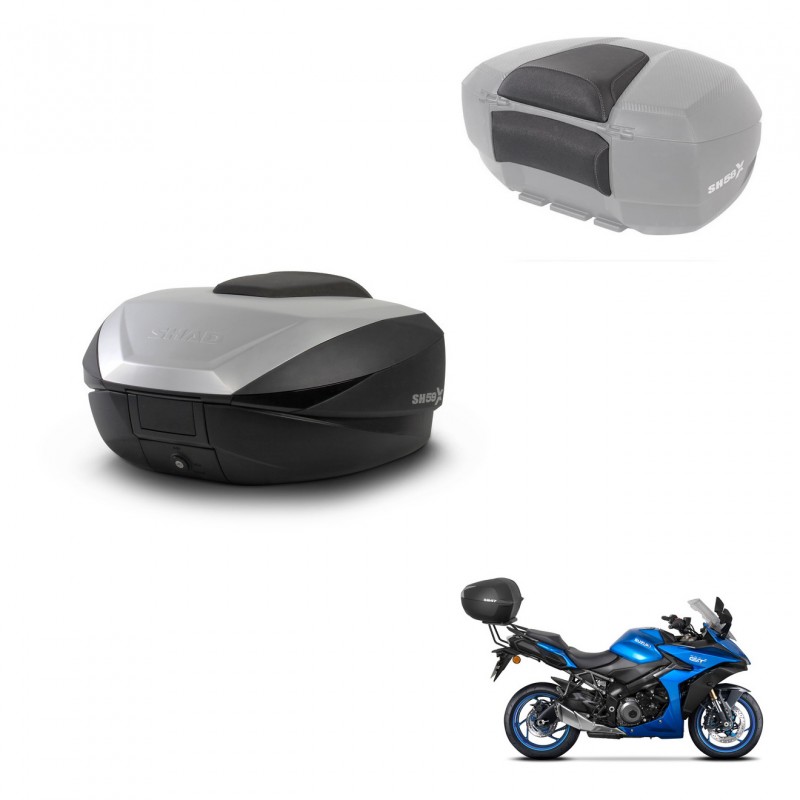 SHAD Trunk SH59 + mounting bracket backrest 59L KIT-443995