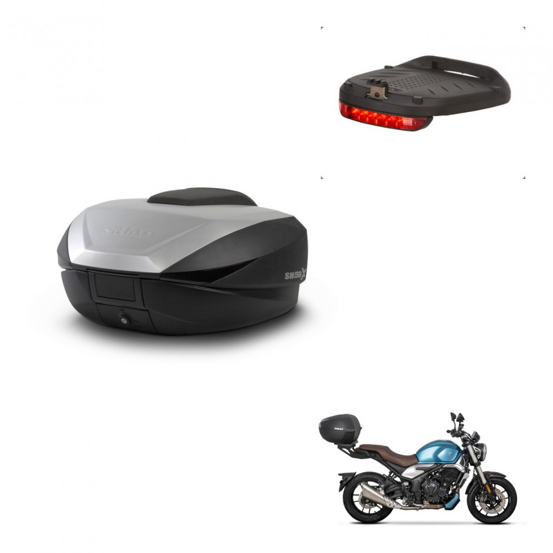 SHAD Trunk SH59 + mounting bracket brake light 59L KIT-444000