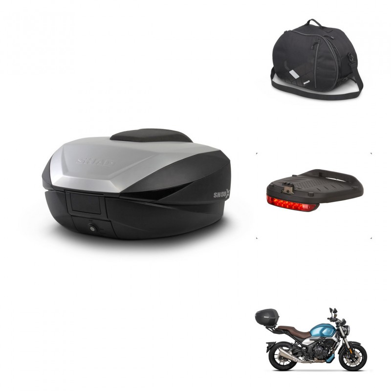 SHAD SH59 trunk + mounting bracket accessories 59L KIT-444002