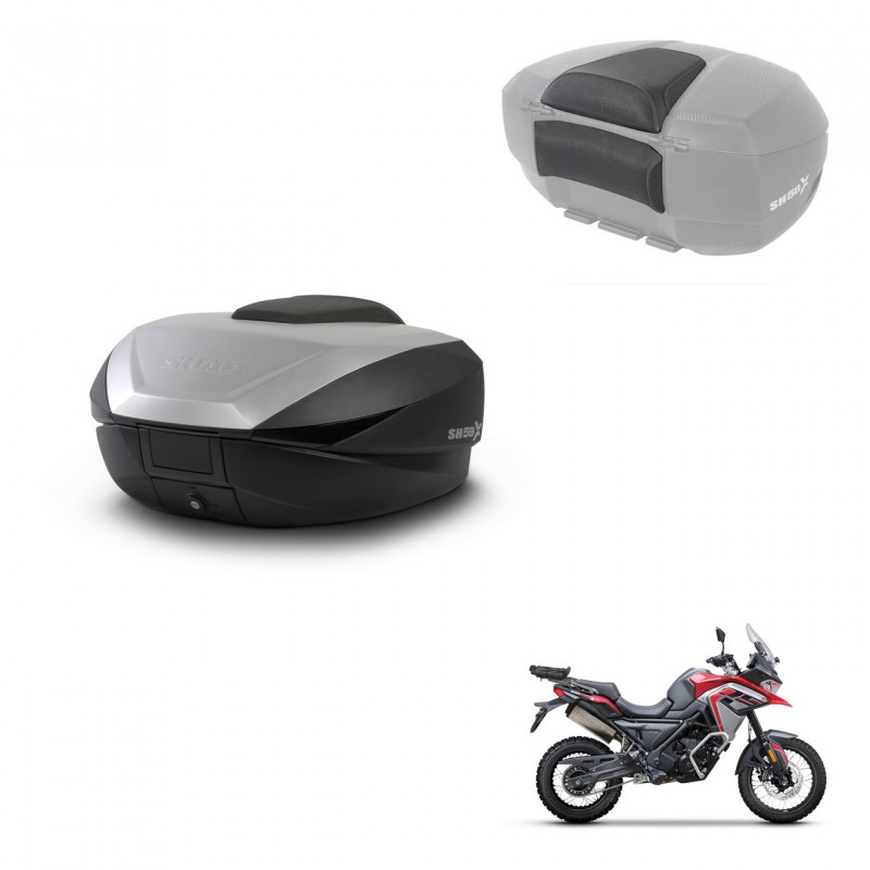 SHAD Trunk SH59 + mounting bracket backrest 59L KIT-444011