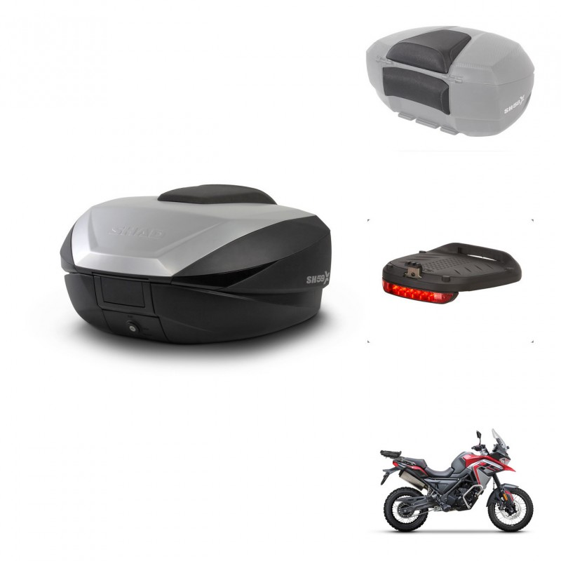 SHAD SH59 trunk + mounting bracket accessories 59L KIT-444012