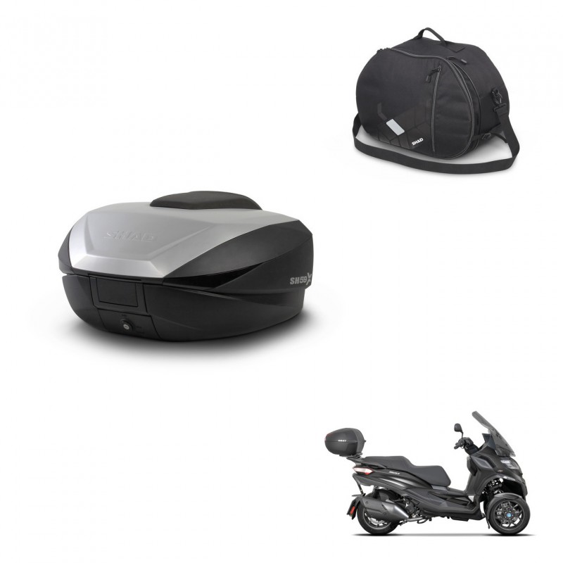 SHAD SH59 trunk + mounting bracket internal bag 59L KIT-444017