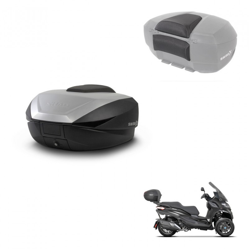 SHAD Baul SH59 + soporte montaje respaldo 59L KIT-444019