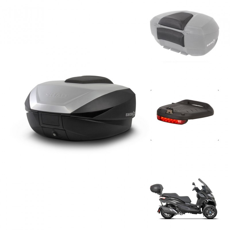 SHAD SH59 trunk + mounting bracket accessories 59L KIT-444020