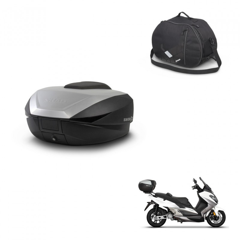 SHAD SH59 trunk + mounting bracket internal bag 59L KIT-444033