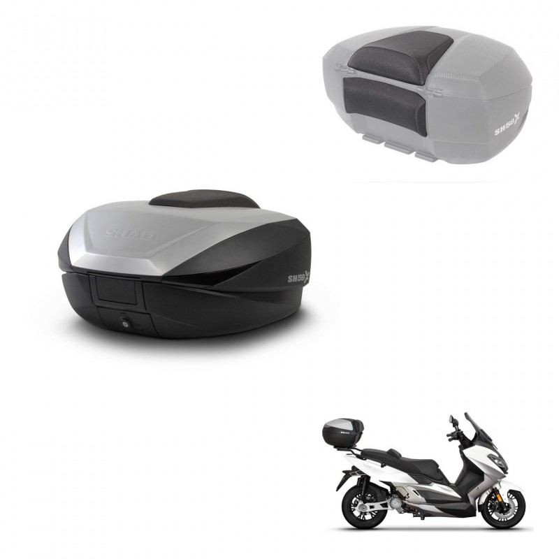 SHAD Baul SH59 + soporte montaje respaldo 59L KIT-444035