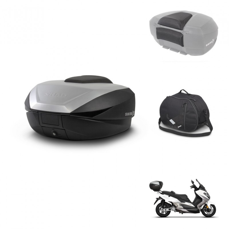SHAD SH59 trunk + mounting bracket accessories 59L KIT-444037