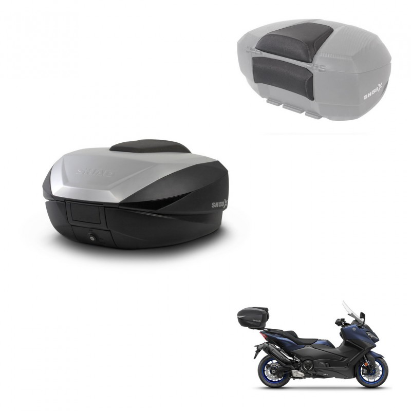 SHAD Baul SH59 + soporte montaje respaldo 59L KIT-444043