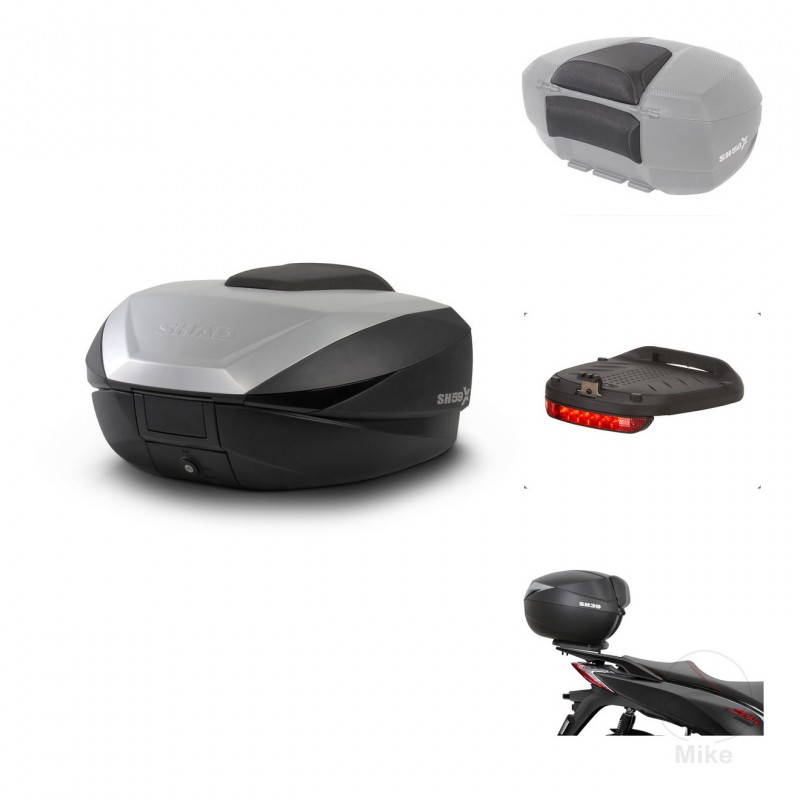 SHAD SH59 trunk + mounting bracket accessories 59L KIT-444052