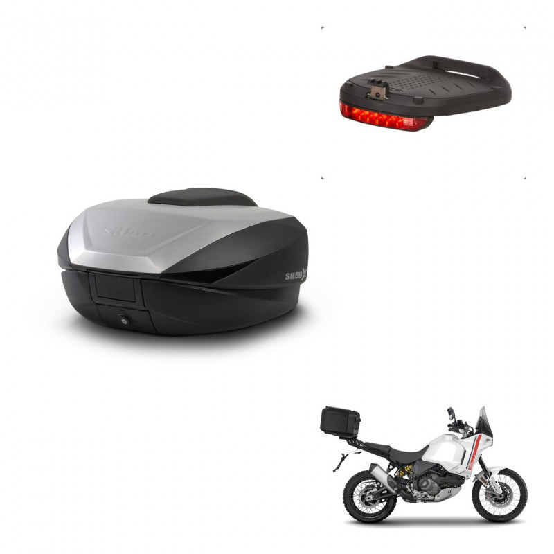 SHAD Trunk SH59 + mounting bracket brake light 59L KIT-444056