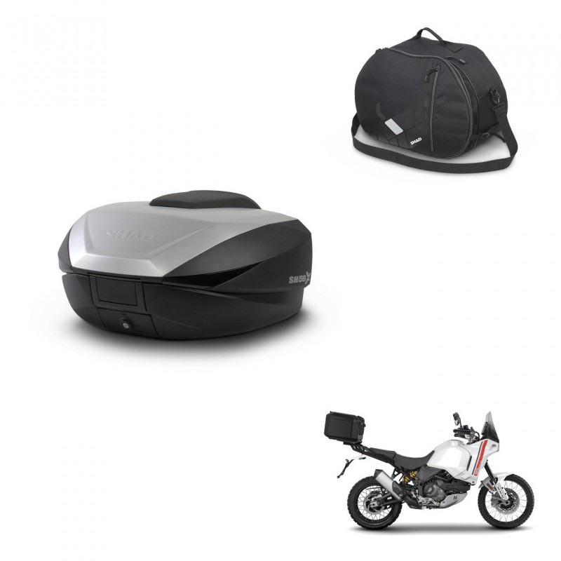 SHAD SH59 trunk + mounting bracket internal bag 59L KIT-444057