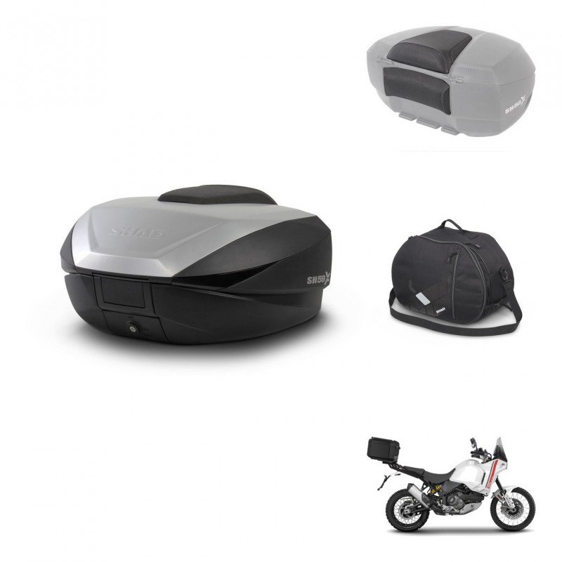 SHAD Baul SH59 + soporte montaje accesorios 59L KIT-444061