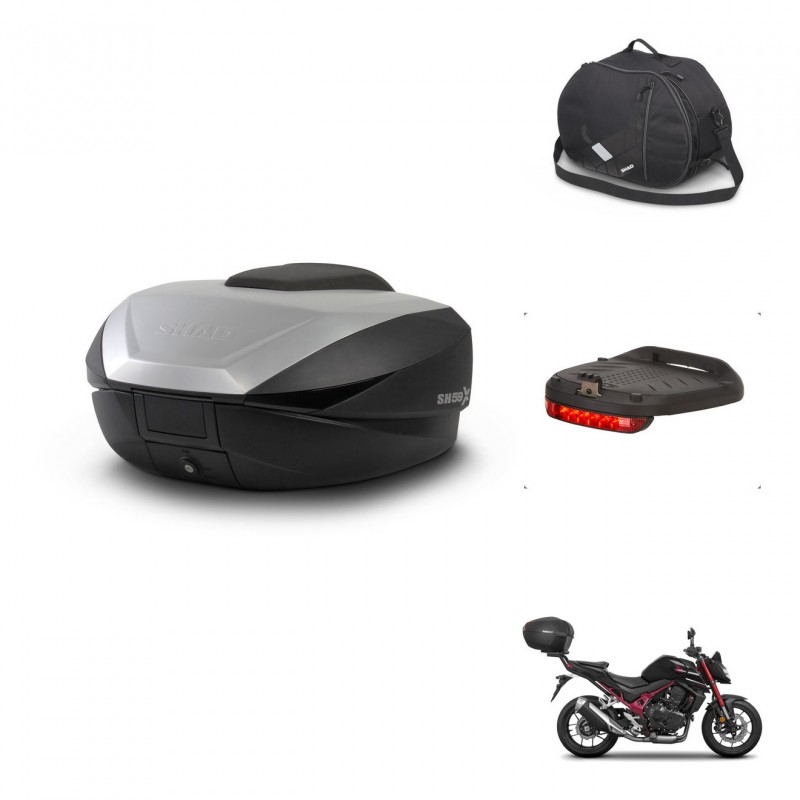 SHAD SH59 trunk + mounting bracket accessories 59L KIT-444066