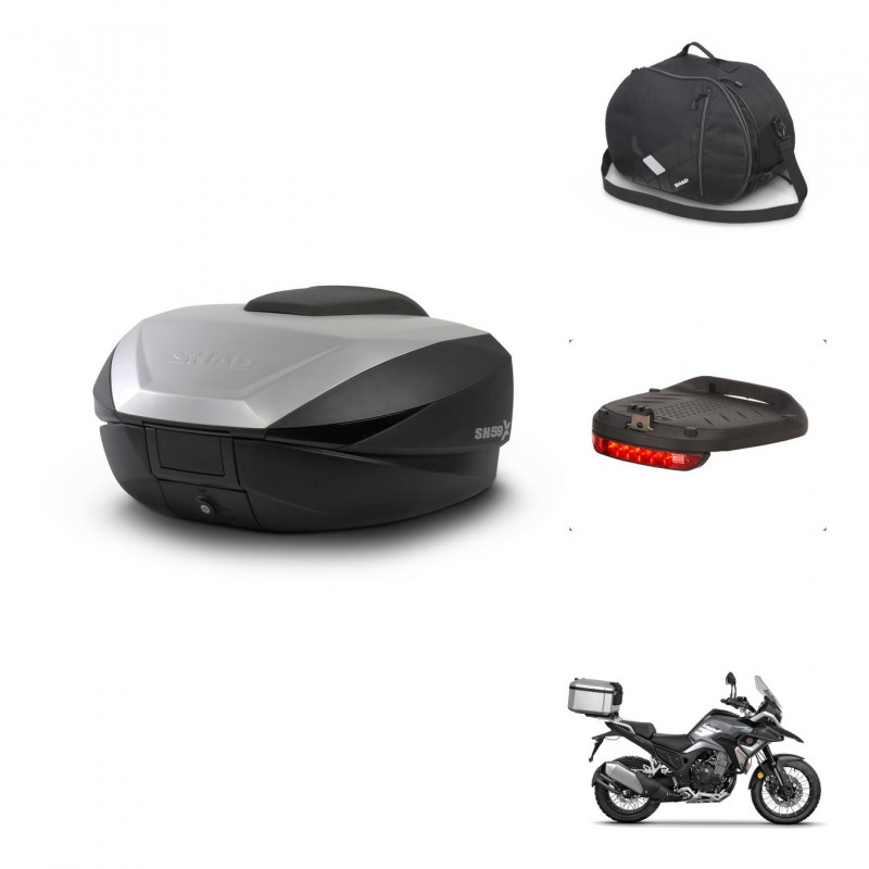 SHAD SH59 trunk + mounting bracket accessories 59L KIT-444090