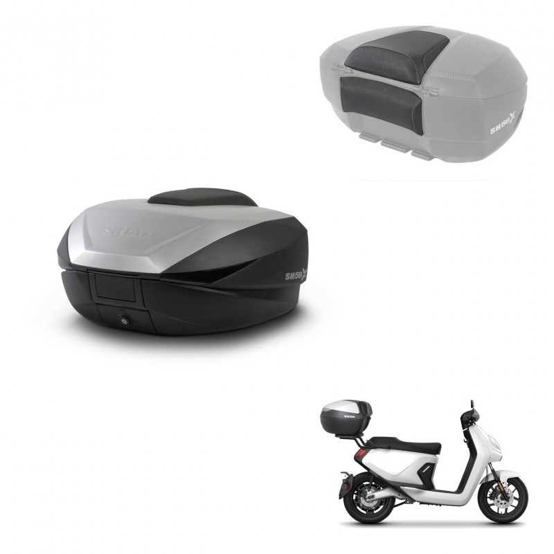 SHAD Trunk SH59 + mounting bracket backrest 59L KIT-444099