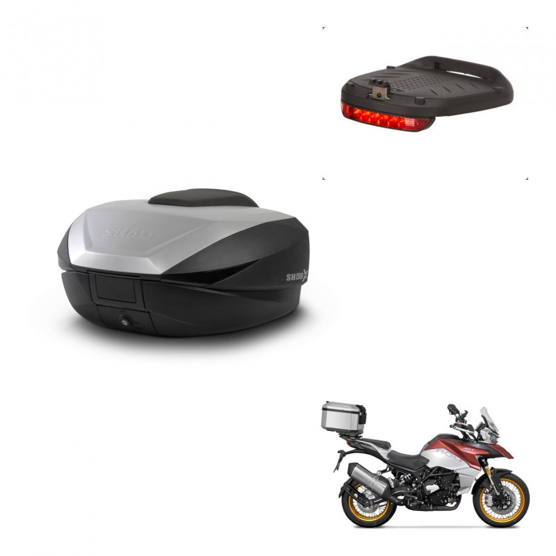 SHAD Trunk SH59 + mounting bracket brake light 59L KIT-444104