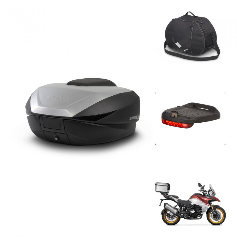 SHAD SH59 trunk + mounting bracket accessories 59L KIT-444106