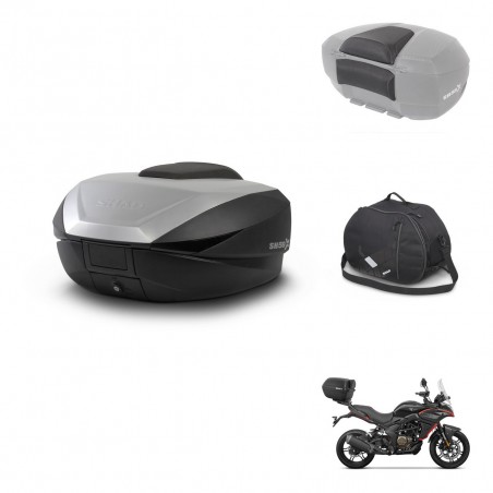 SHAD SH59 trunk + mounting bracket accessories 59L KIT-444117