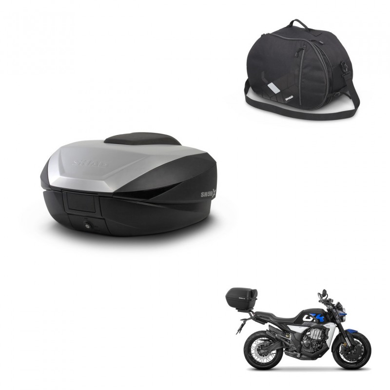 SHAD SH59 trunk + mounting bracket internal bag 59L KIT-444129