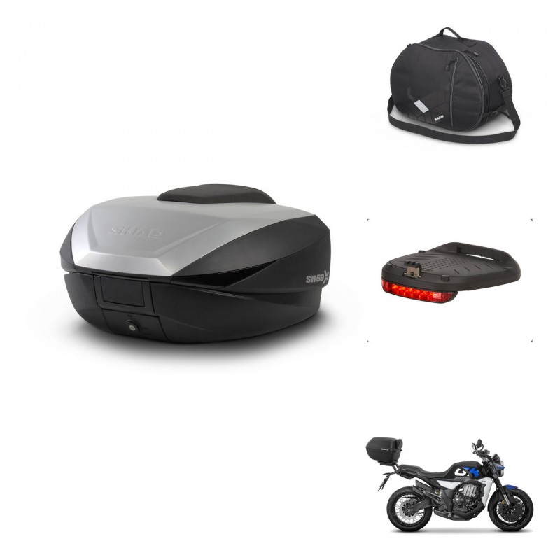 SHAD SH59 trunk + mounting bracket accessories 59L KIT-444130