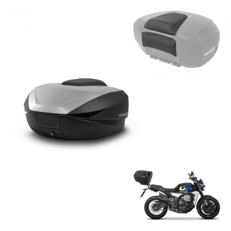 SHAD Baul SH59 + soporte montaje respaldo 59L KIT-444131