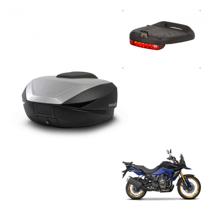 SHAD Trunk SH59 + mounting bracket brake light 59L KIT-444136