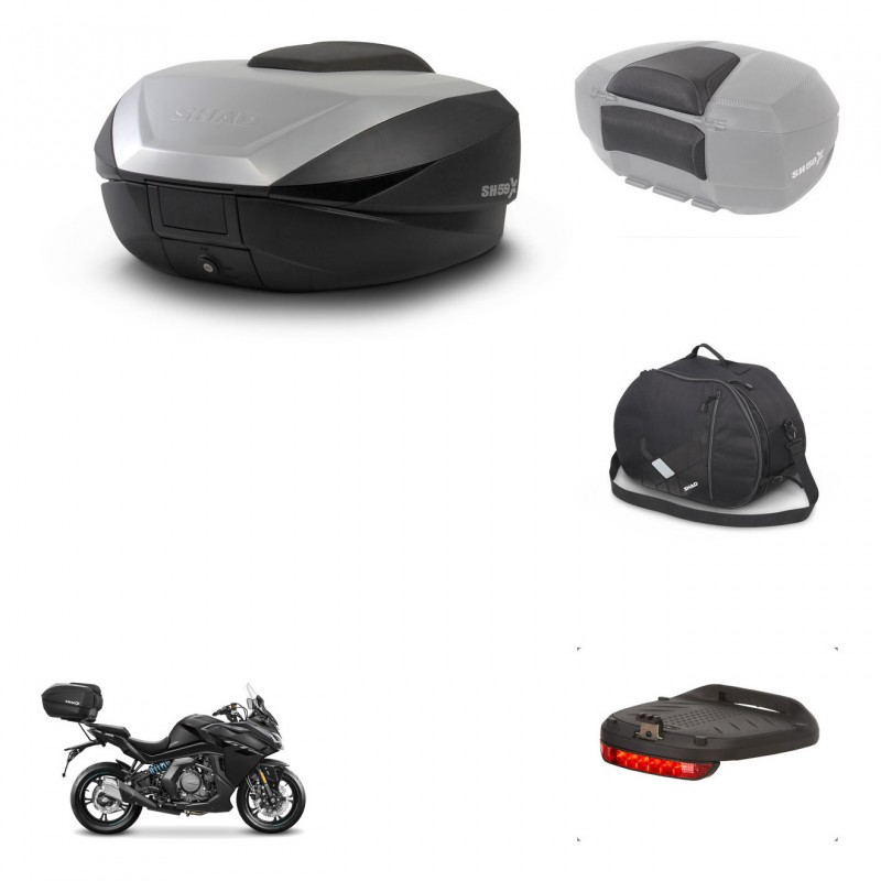 SHAD SH59 trunk + mounting bracket accessories 59L KIT-444166