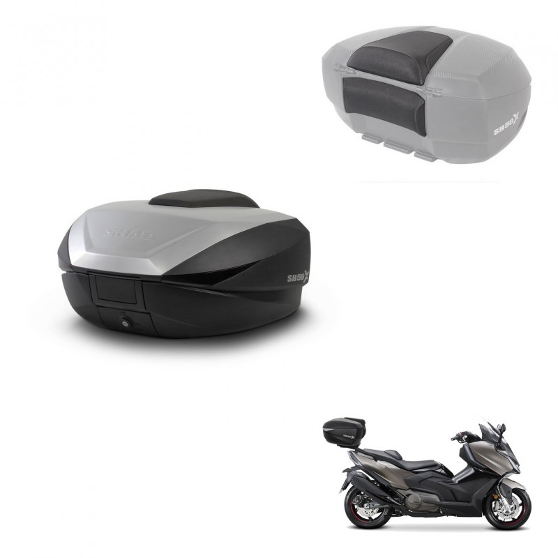 SHAD Baul SH59 + soporte montaje respaldo 59L KIT-444171