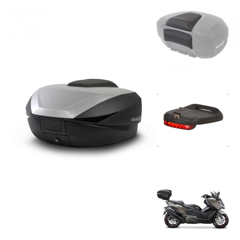 SHAD SH59 trunk + mounting bracket accessories 59L KIT-444172