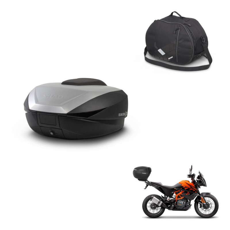 SHAD SH59 trunk + mounting bracket internal bag 59L KIT-444177