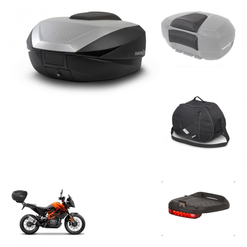SHAD SH59 trunk + mounting bracket accessories 59L KIT-444182