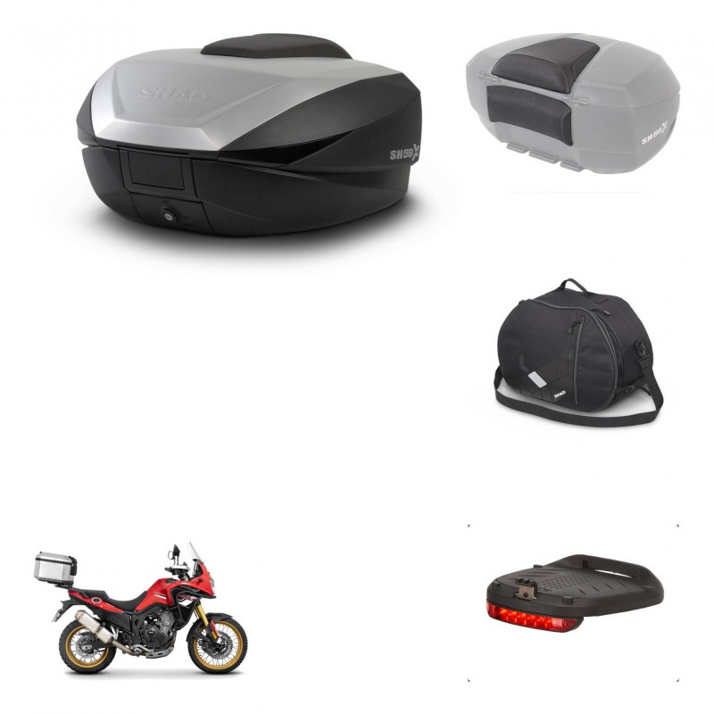 SHAD SH59 trunk + mounting bracket accessories 59L KIT-444190