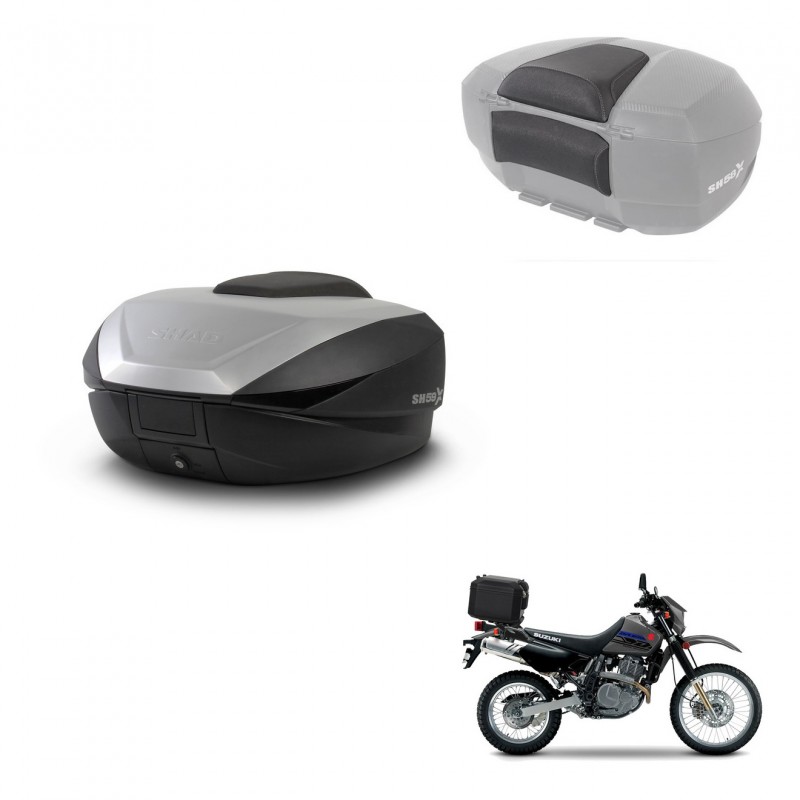 SHAD Trunk SH59 + mounting bracket backrest 59L KIT-444195