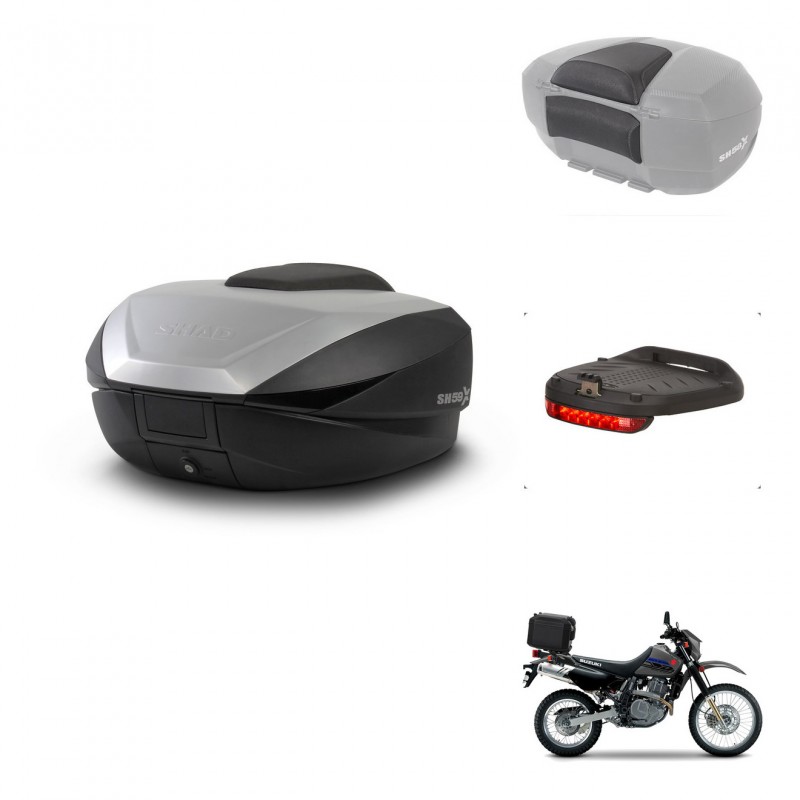 SHAD SH59 trunk + mounting bracket accessories 59L KIT-444196