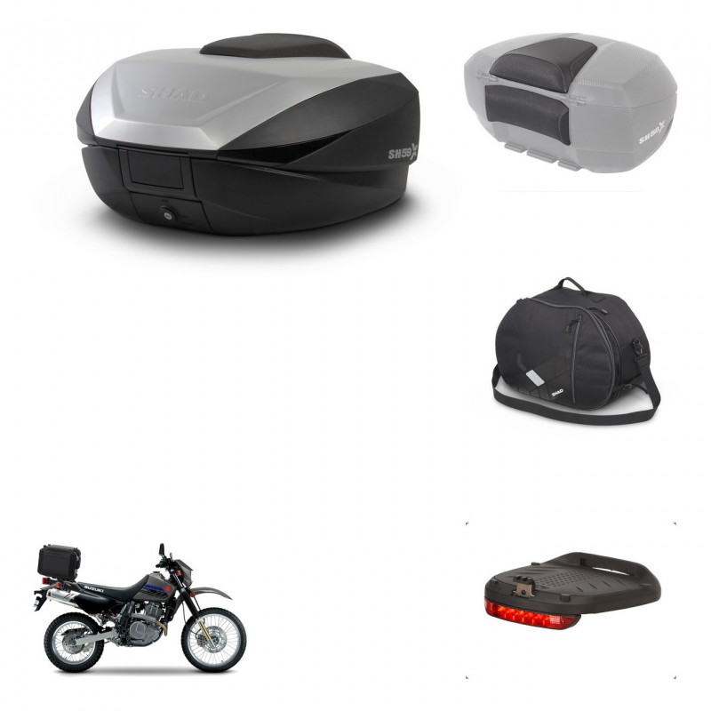 SHAD SH59 trunk + mounting bracket accessories 59L KIT-444198